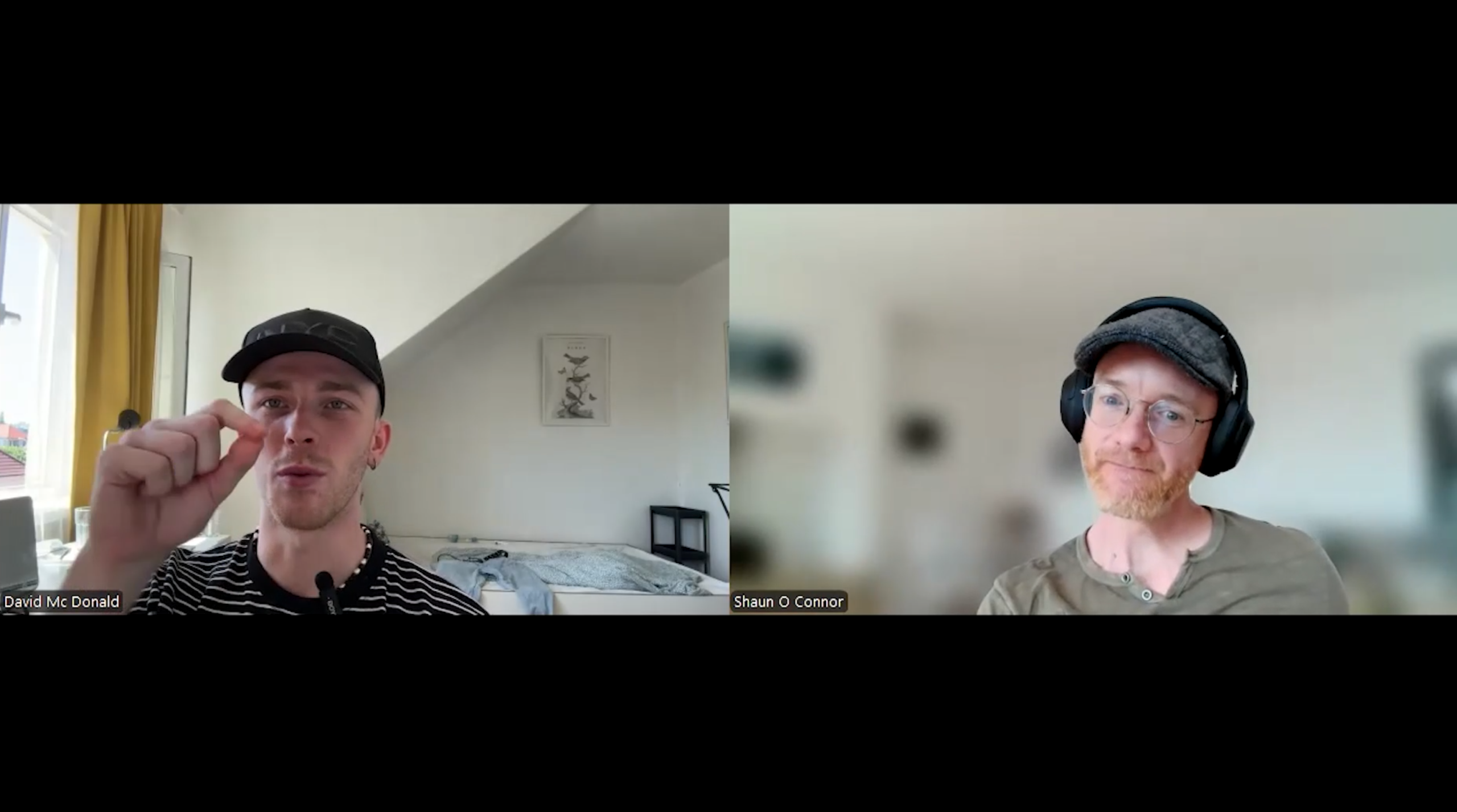 David McDonald sharing his DPDR recovery story in a video interview