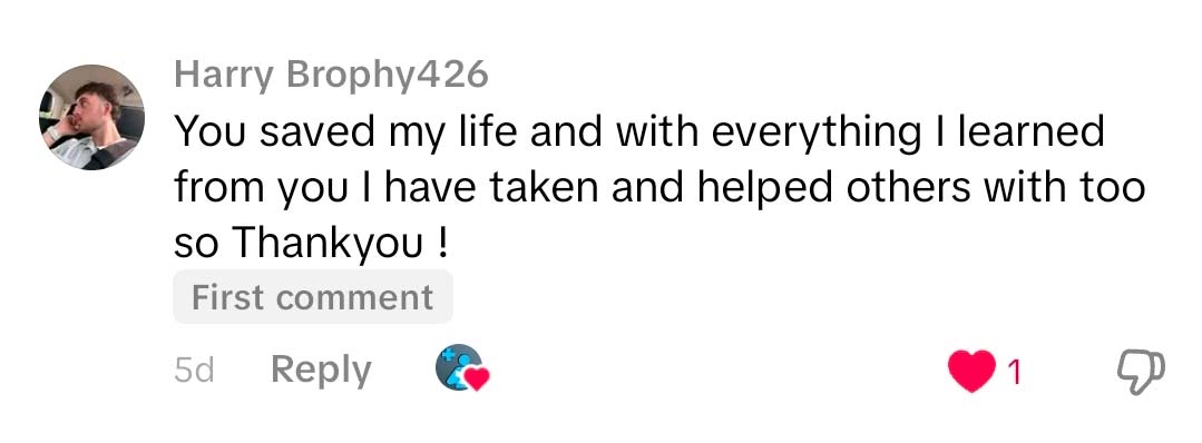 Harry's DPDR Recovery Story