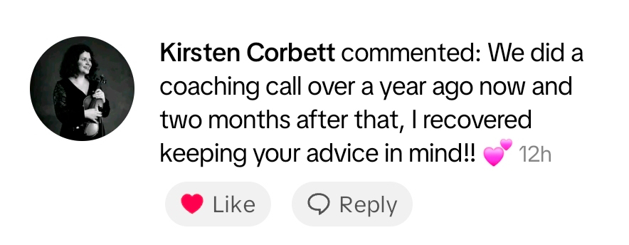 Kirsten's DPDR Recovery Story