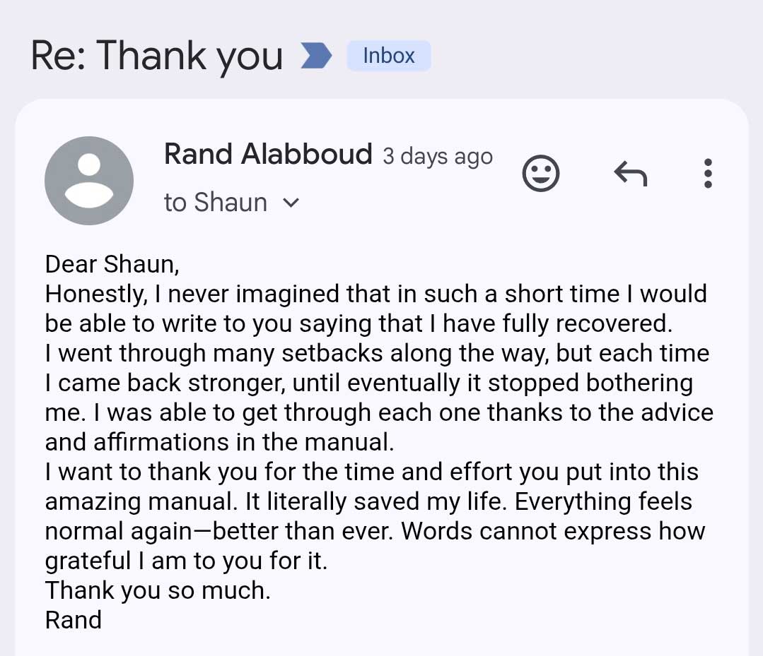 Rand's DPDR Recovery Story