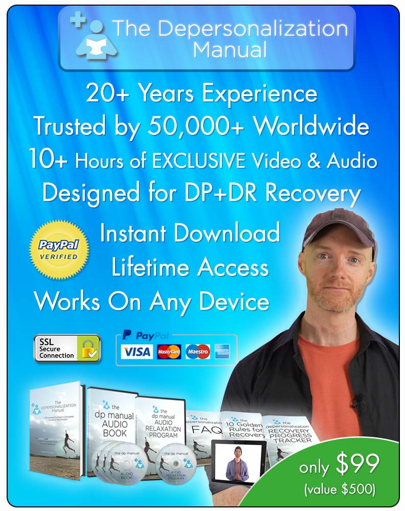 Shaun O’Connor presenting The DP Manual program for full recovery from Depersonalization and Derealization (DPDR)