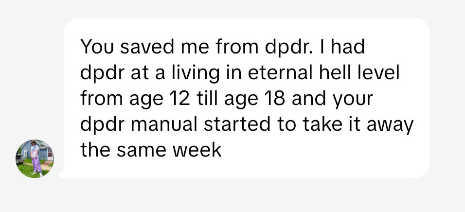 Sawyer's DPDR Recovery Story