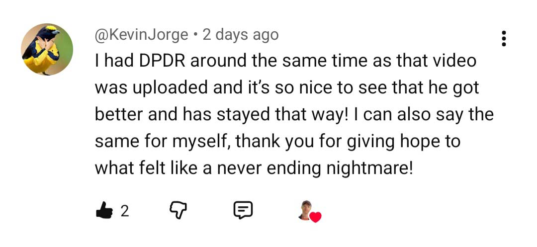 Kevin's DPDR Recovery Story