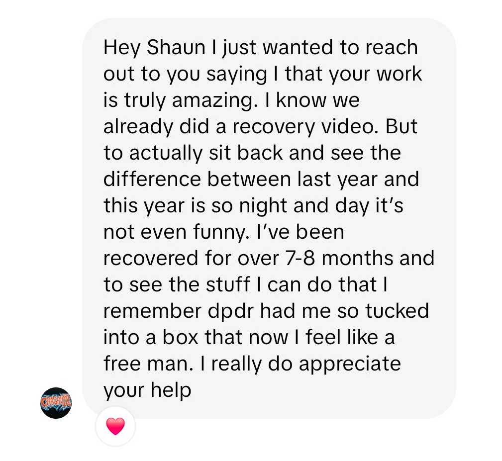 Austin's DPDR Recovery Story